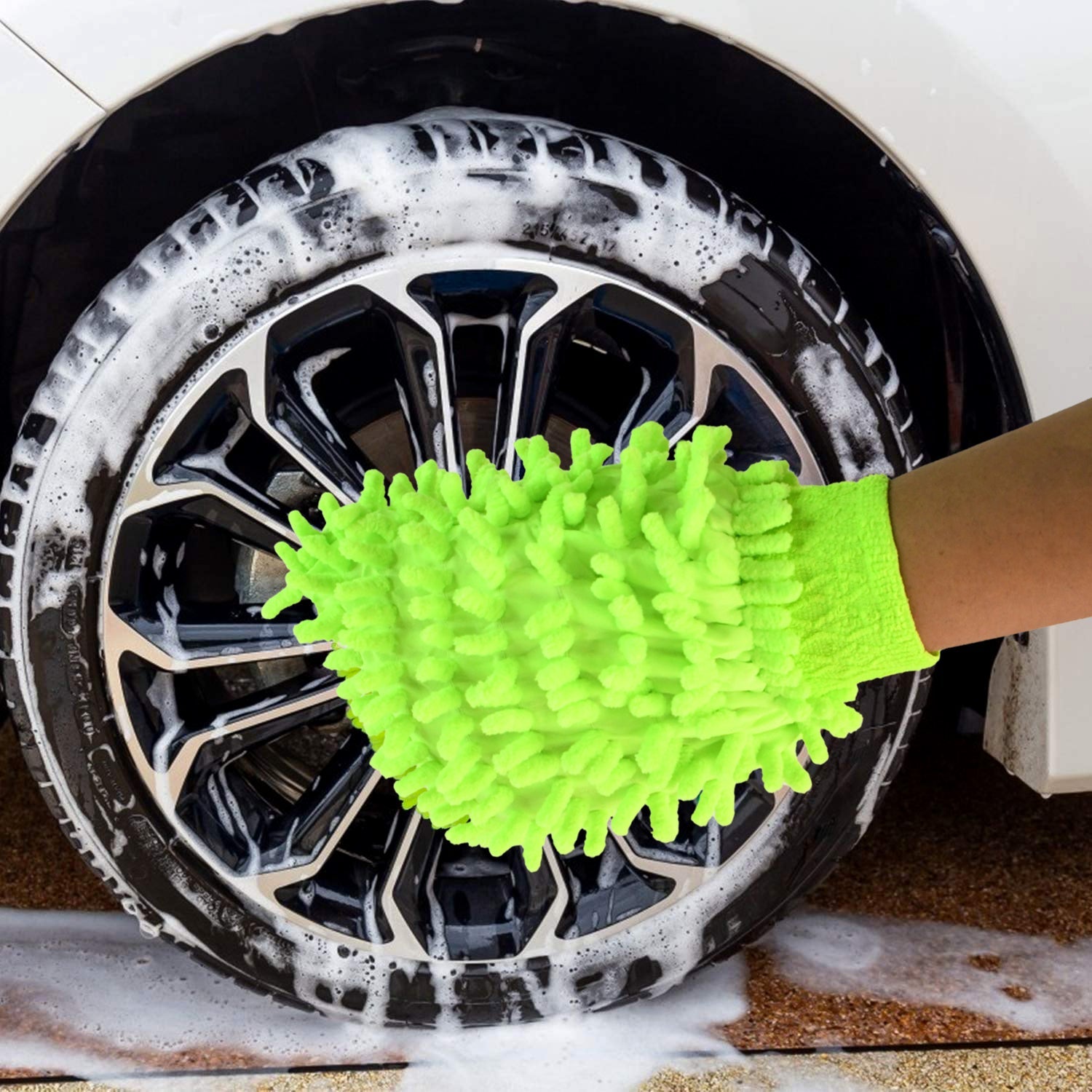 Microfiber Car Wash Glove Mitt For Car,Bike,Home & Surface Microfiber Car Wash Glove Mitt For Car,Bike,Home & Surface